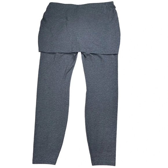 Cabi M'Leggings Crossover Skirt Leggings Heather Gray Size Small Style 5318 - Picture 3 of 12
